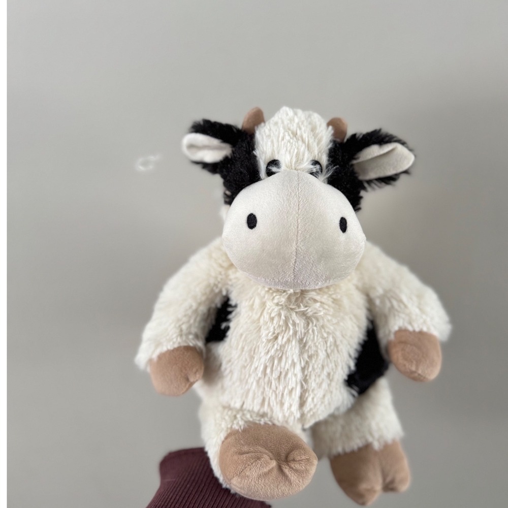 Warmies Microwavable French‎ Lavender Scented Plush Black & White Cow